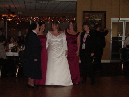 Immaculata Girls at my wedding. Go Mighty Macs!