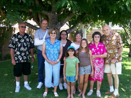Me, brother Ralph & Fam, Cousins, Mom and Step Dad