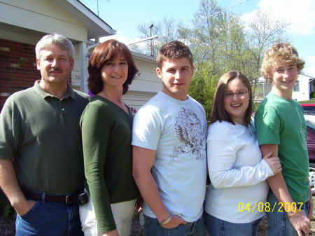 Our family at Easter