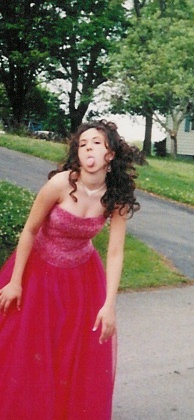 Starr at her 8th grade prom