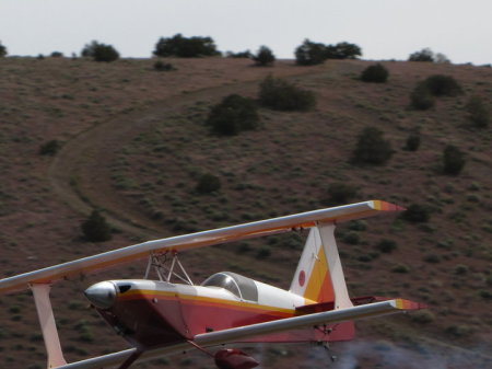 Best friend and instructor Dennis Bi plane