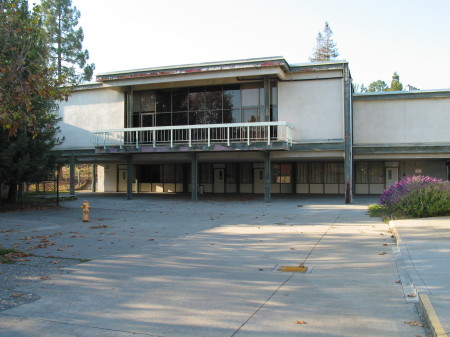 Library above; weight room below