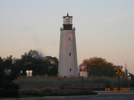 Lighthouse entering Rehoboth Beach, DE