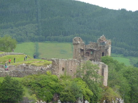 ruins of a castle in the highlands