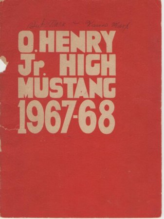 Earl Grover's album, O Henry Yearbook 1967-68