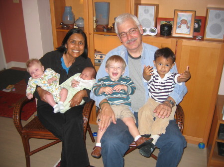 Shobha (Dandeker) Duncan, husband Bill and our four grandsons.