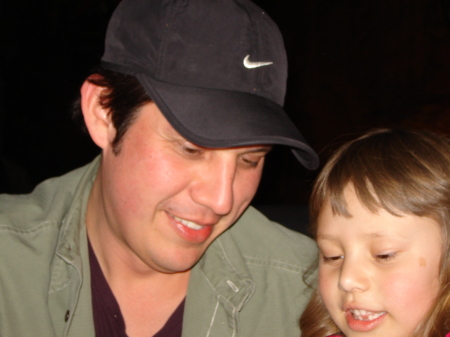 Bella and daddy at Disneyland Paris