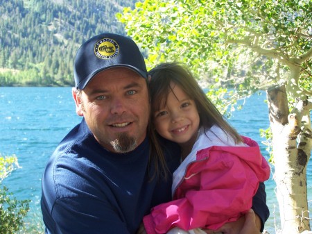 Me and my fishing buddy at Gull Lake 2007