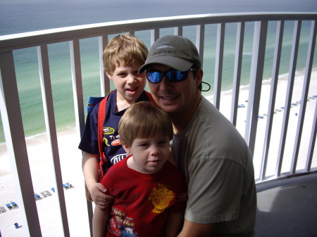 My boys at the beach!