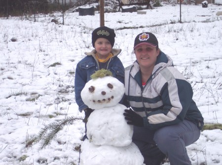 Me, Jackson and Snowman