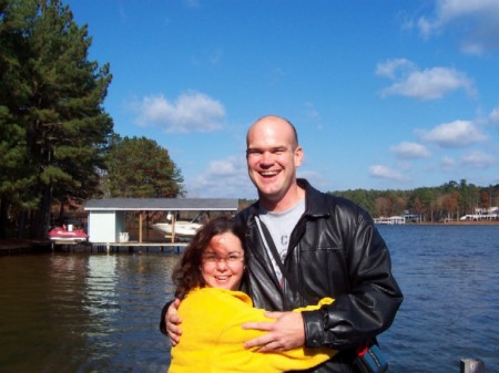 Julie & Dan at Lake Gaston