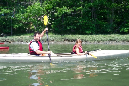 Kayaking with my Daughter 2005