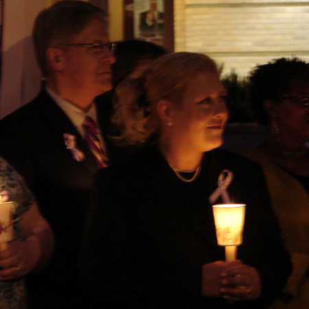 Candlelight Vigil for Janet Abaroa