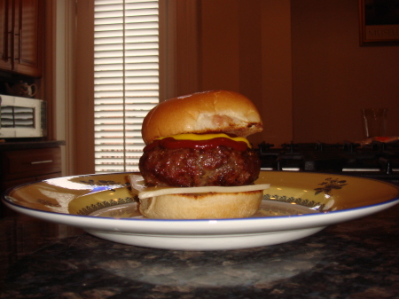 My Brother Bill's idea of a Burger - Boston 2007