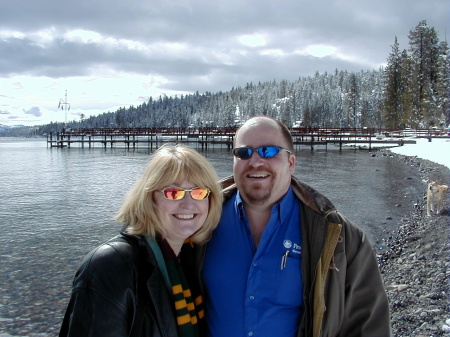 John and I in Tahoe 2005.