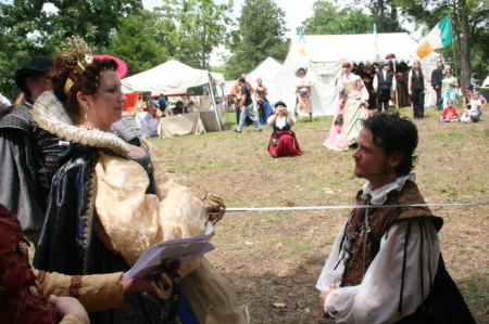 Me being Knighted in The Order of The Blue Garter