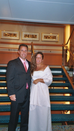 Wife & I On Carribean Princess Cruise 2005