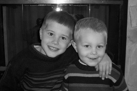Ethan (5) and Will (2)- Thanksgiving 2005