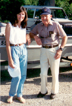 Rox and Dad in Louisiana