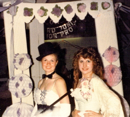 Cheryl Frazier And Leslie Hemminger Jr Sr Prom 1983