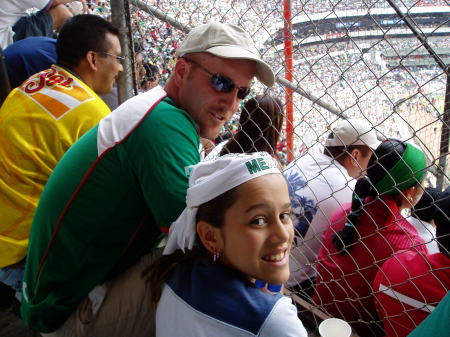 Hannah and I at the game