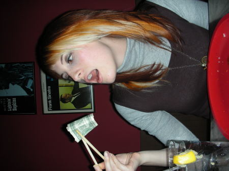 Hayley having money for breakfast
