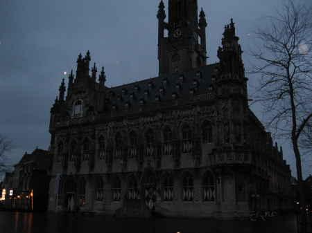 Night foto of Middelburg tower
