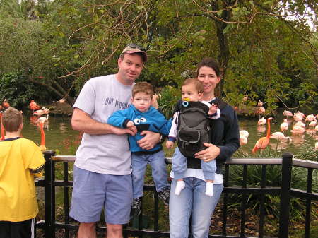 My Family at Sea World   (Jan 2006)  Husband Bill, Ryan 2  Corey 9 months