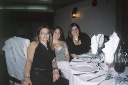 Sara, Christina and me on new years