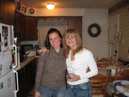 My niece Candace and I. 2006
