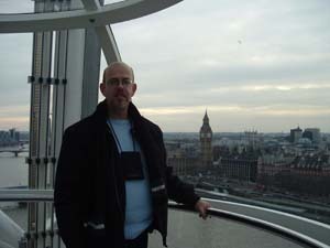 London Eye, over Westminster, England