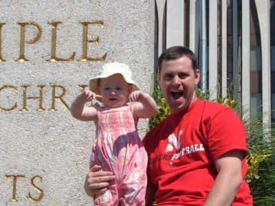 Emma and Dad in Seattle