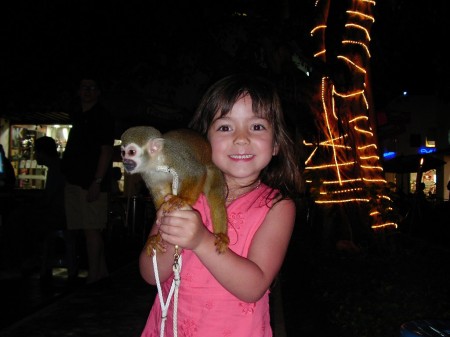 Ashley and Monkey