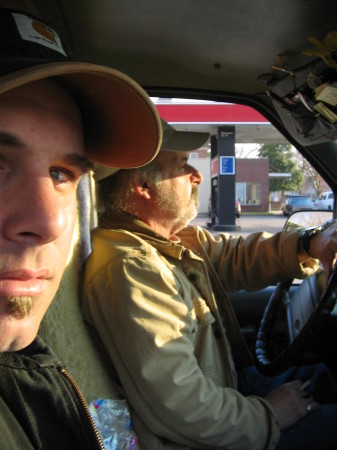 Dad and I cruising to work 2005or06