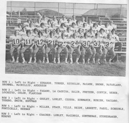 Westlake's First Football Team
