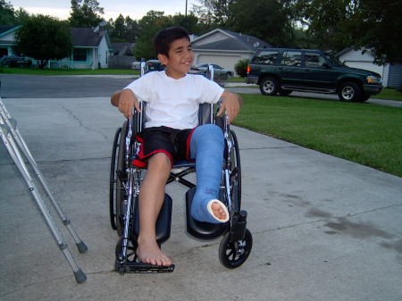 alex in the wheel chair