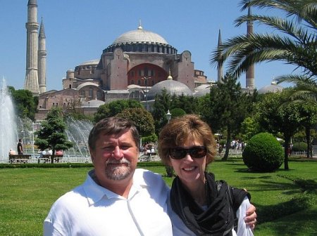 Rick and me, Aya Sofia in Istanbul