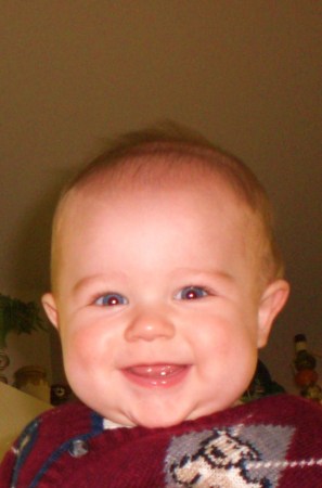 Kennedy Grant - my youngest grandchild.. 9 mos