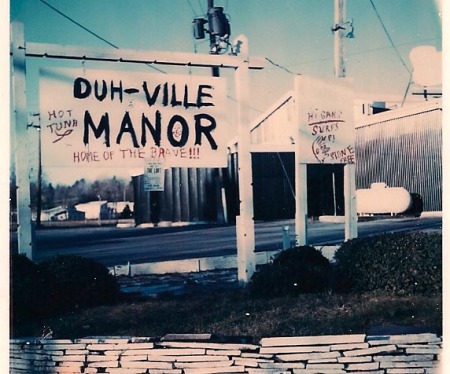 Entrance to DeVille in 1976