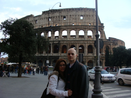 Brian and I at the Colosseum