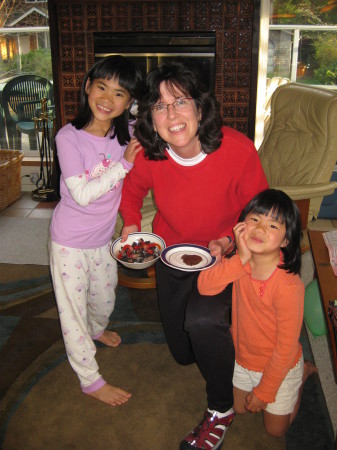 Amelia (left), Chris (center), Julia (right)