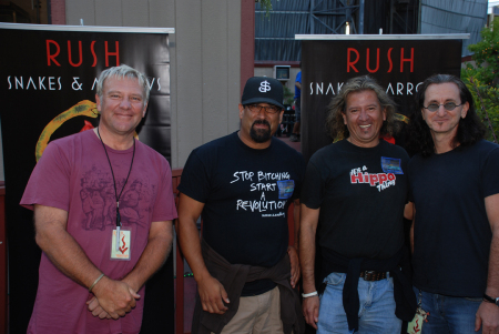 Finally getting to meet members of Rush!