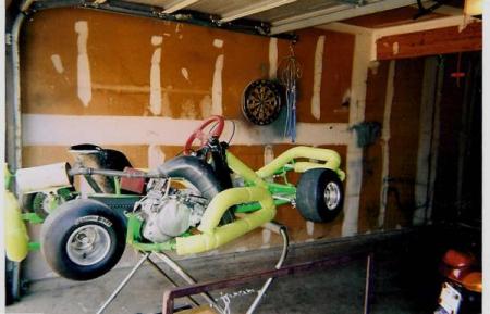 My go-kart 50 to 60 mph it is a rush