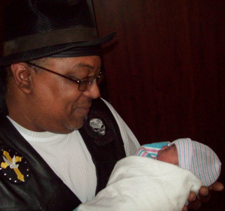 Proud PaPaw Darren and Baby Isaiah