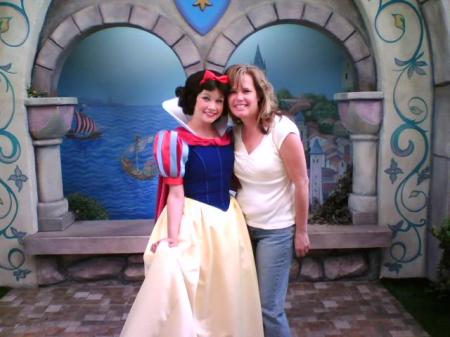 Bree (at D-Land) and Me