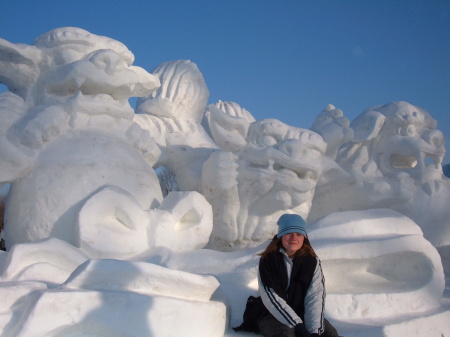 Harbin, China, is COLD, dude!