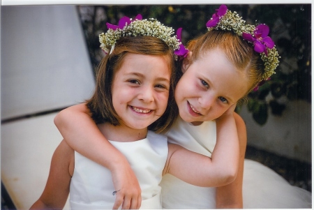 Kaylee and Jillian, beautiful flower girls