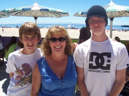 Me and my kids - Santa Cruz 2007