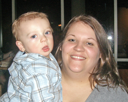 Grandson Cole and His Mother Becky
