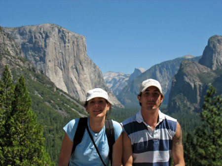 me and son, Justin, hiking in Yosemite